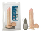 Vibrating Emperor Dildo 8 Inch Ivory