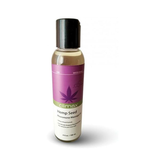 Climax Hemp Seed Pheromone Massage Oil - 4 Oz