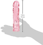Vac-U-Lock 8" Crystal Jellies Dong - Pink