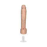 The Naturals 12 inches Dong With Balls Beige