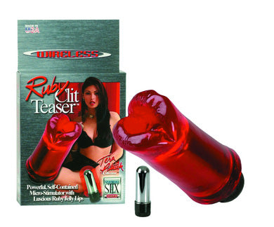 Pussy Pleaser Clit Teaser Ruby Red Lips