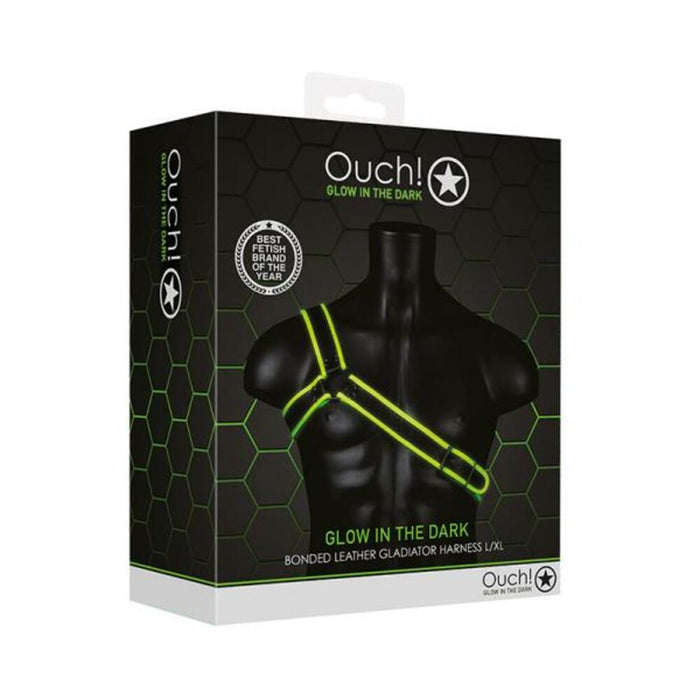 Ouch Gladiator Harness L/xl Gitd