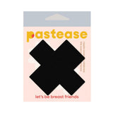 Pastease Plus X Faux Latex Black Crosses