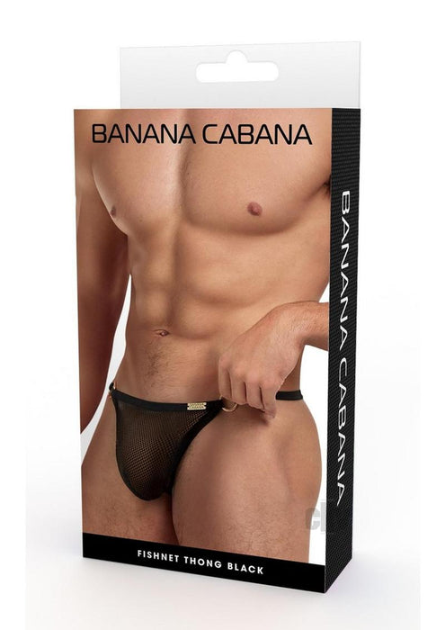 Banana Cabana Gstring Mesh Md/lg Purple