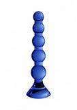 Chrystalino Stretch Blue Glass Anal Beads