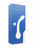 Crystalino G-Rider White Glass G-Spot Dildo