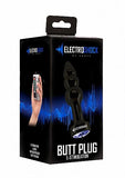 Ribbed Butt Plug - Gun Grey