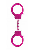 Ouch Beginners Handcuffs Metal Pink