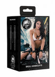 Ouch! Skulls And Bones Handcuffs With Skulls Black