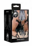 Ouch! Skulls And Bones Hogtie With Spikes Black