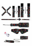 Tattoo Style Bondage Kit - Old School Tattoo Style - Black