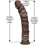 The D Ragin 10 inches Ultraskyn Dildo
