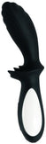 The Silicone Warming Prostate Massager Black Vibrator