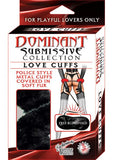 Dominant Submissive Love Cuffs Black