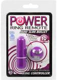 Power Ring Remote Mini Slim Bullet Waterproof 2.5 Inch Purple