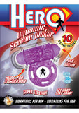 Hero Dynamic Scream Maker Cockring Waterproof Purple