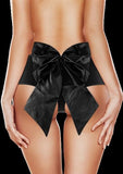 Sexy Bow Vibrating Panty Black O/S
