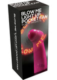 Blow Me Light Up Pocket Fan