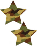 Pastease Camo Star Pasties O/S