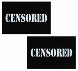 Censored Bar Black Pasties O/S