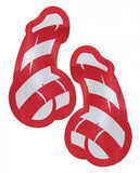 Pastease Candy Cane Dicks Red & White Pasties O/S