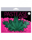 Pastease Demi Glitter Leaf Pasties Green O/S