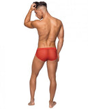Hoser Stretch Mesh Micro Mini Shorts XL Red