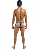 Male Power Peep Show Lo Rise Thong Black L/XL