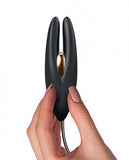 Rocks Off Mimosa Clitoral Vibrator Black Rose Gold