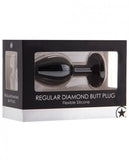 Ouch Regular Diamond Butt Plug Black