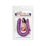 Lucky Lady Dual Stimulator Purple Double Dong