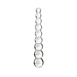 Icicles No 2 Glass Anal Beads Clear
