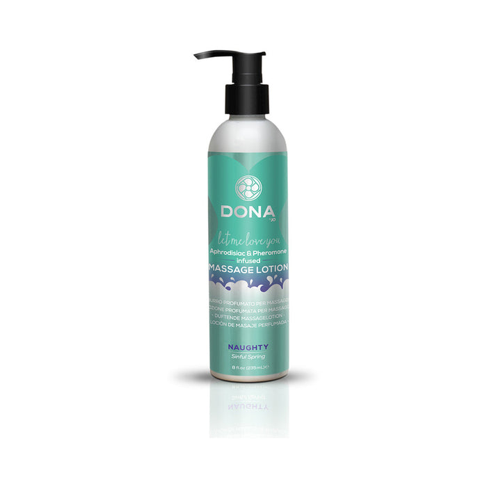 Dona Massage Lotion Naughty Aroma: Sinful Spring 8oz