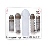 Vibrating Penis Sleeve Kit Smoke/Clear