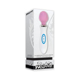 Luminous Rose Rechargeable Wand Massager Pink