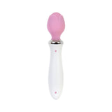 Luminous Rose Rechargeable Wand Massager Pink