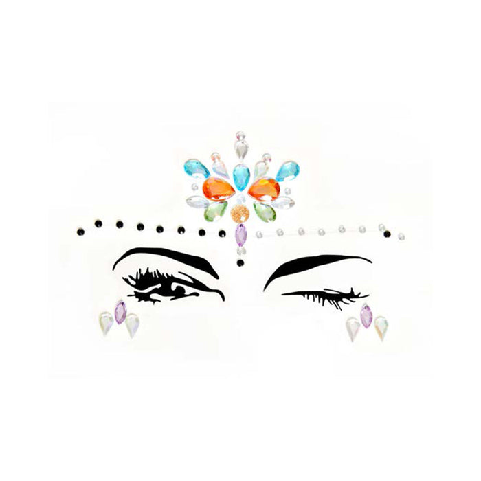 Calypso Adhesive Face Jewels Sticker (6pk)