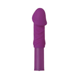 A&e Eve's Satin Slim Vibe Rechargeable Usb Cord Included Silicone Sleeve 10 Vibe Functions Waterproo