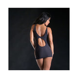 Beverly Hills Spaghetty String  Dress Wid Leaf Os Black