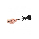 Ouch! Crop Heart Black With Lace - Small