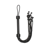 Ouch! Pain - Saddle Leather Braided Flogger