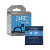 Sta-erect With Pheromone Delay Wipes For Men 10 Pack