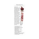 A&e Eve's Twisted Crystal Glass Dildo Red
