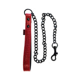 Leather Leash  Burgunday & Black Accessories