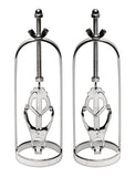 Stainless Steel Clover Clamp Nipple Stretchers Silver