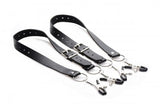 Spread Labia Spreader Straps with Clamps Black