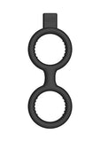 Electroshock E-Stimulation Cock And Ball Ring Black