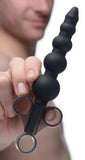 Silicone Graduated Beads Lubricant Launcher Black