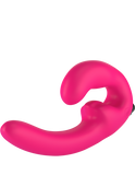 Fun Factory Sharevibe Vibrating Wearable Dildo - Pink