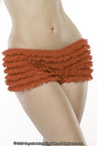 Ruffle Shorts W/Back Bow Red O/S